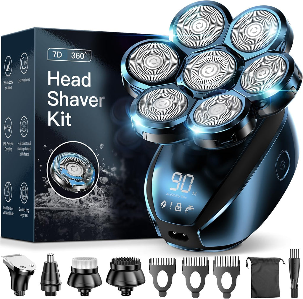 5-in-1 Electric Rotary Shaver Grooming Kit M535694