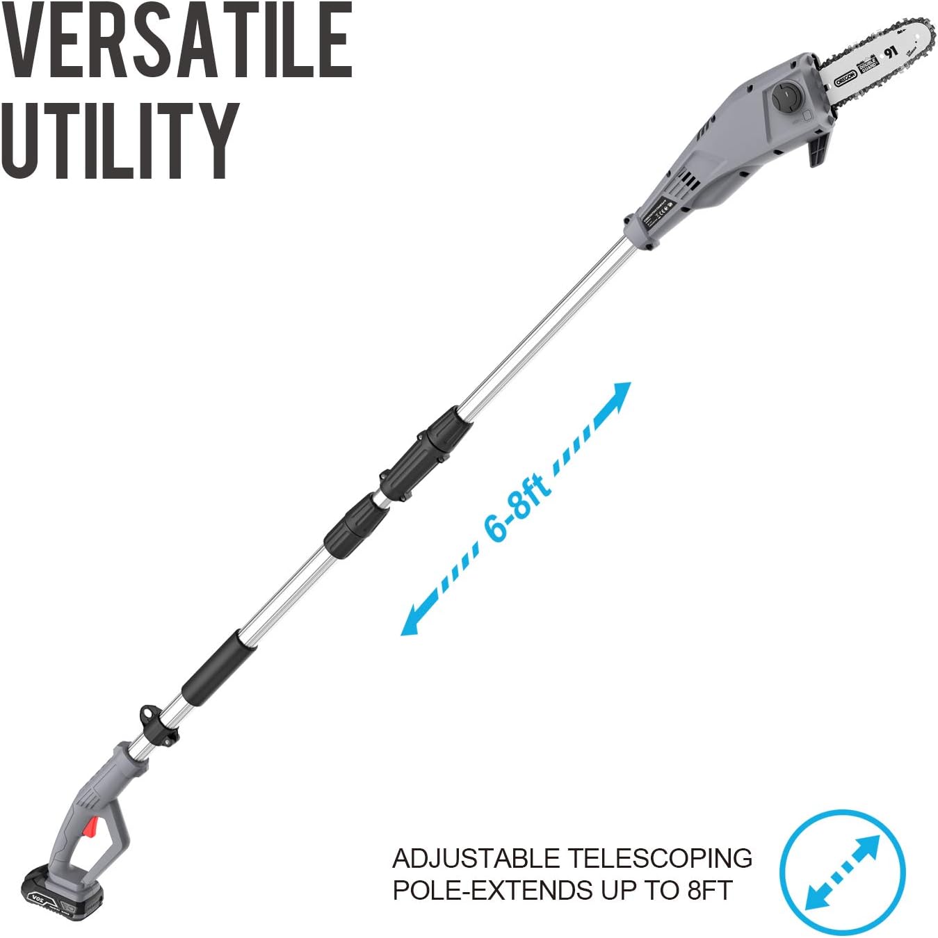 8-Inch Electric Telescopic Pole Chain Saw I331201