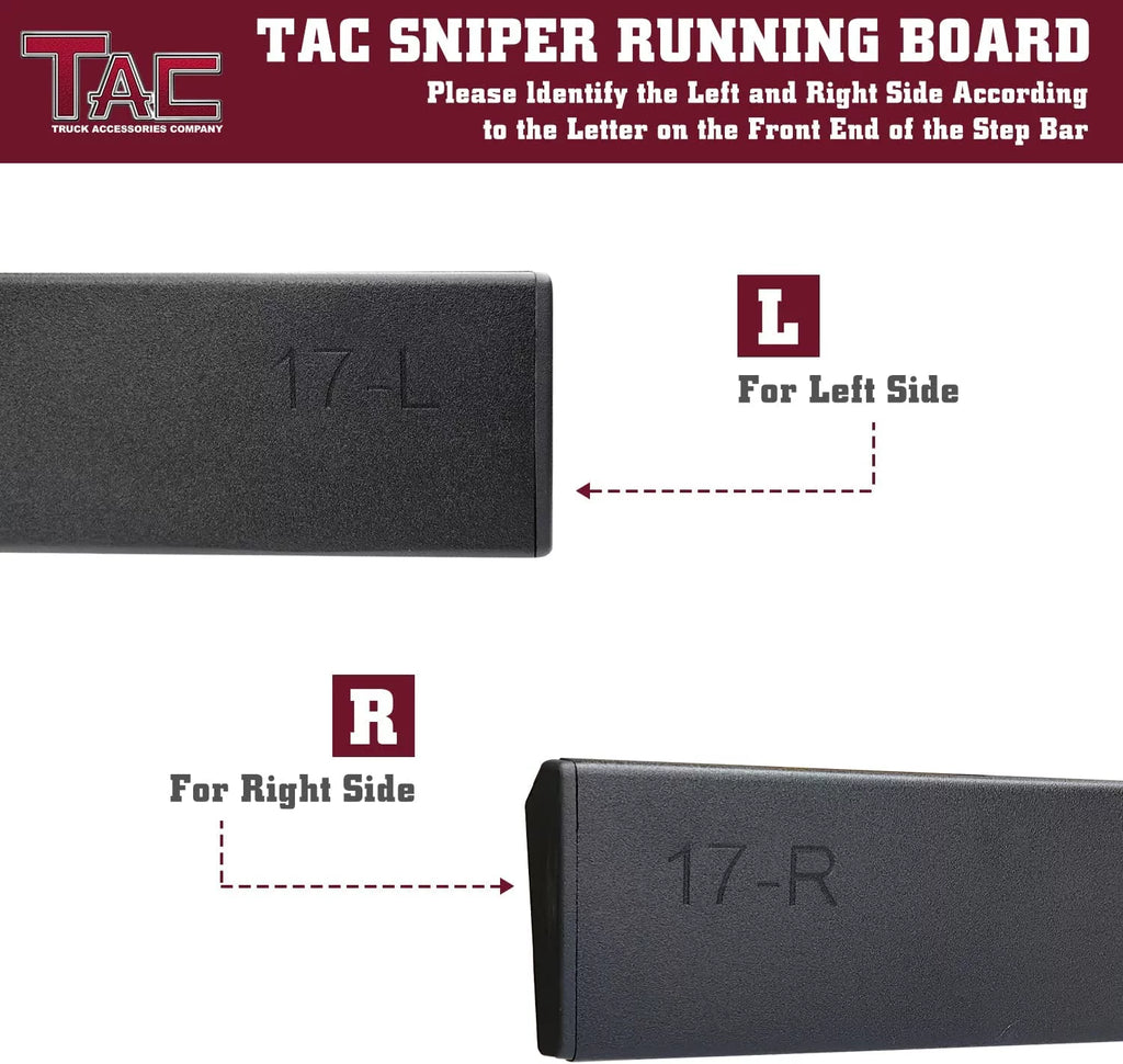 Fine Texture Black Running Boards (2pcs) M388546