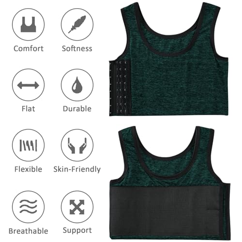 Adjustable Compression Chest Binder Tank Top X7449