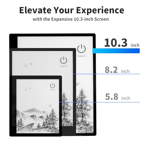10.3 inch E-Ink Ebook Reader with Stylus and Cover J89593