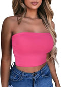 Crop Tops Strapless Tank Tops M373291