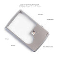 Pocket Magnifier with Light Bundle - 2 Pocket Magnifying Glasses, 3X Lighted Magnifying Glass, 6X Magnifying Lens Loupe K344833