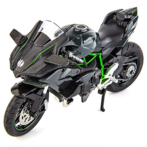 Black DieCast Motorcycle Model P9828