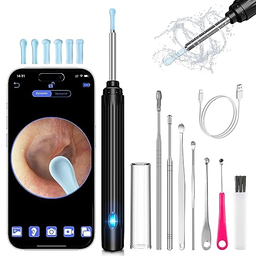Ear Wax Removal Tool Camera with 6 LED Lights and 6 Ear Picks Q66881