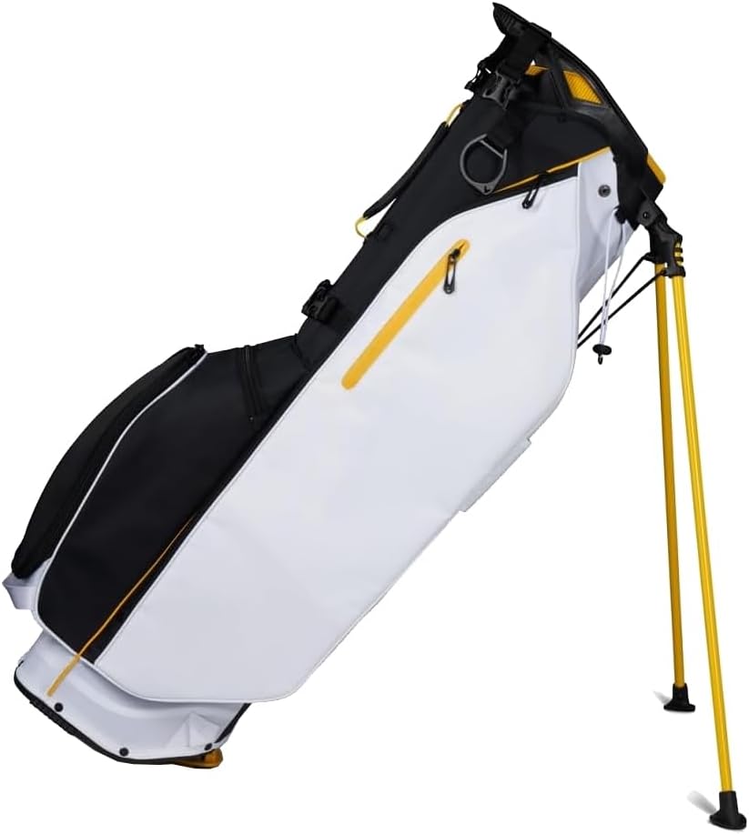 Black/White/Gold Golf Stand Bag M4614
