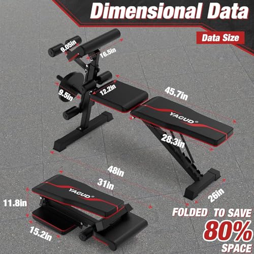 Adjustable Incline Decline Weight Bench C736854