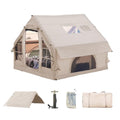 4-6 Person Waterproof Inflatable Camping Tent with Pump J11344