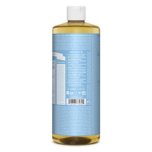 Pure-Castile Liquid Soap (Baby Unscented, 32 ounce) R648788