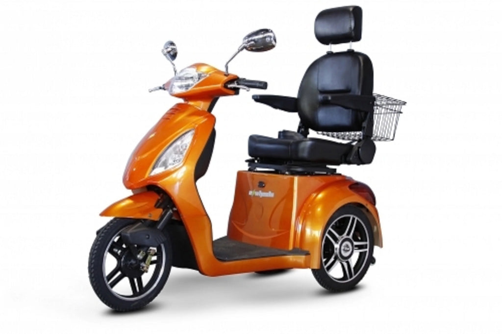 Orange 3-Wheel Scooter with Electromagnetic Brakes H118250