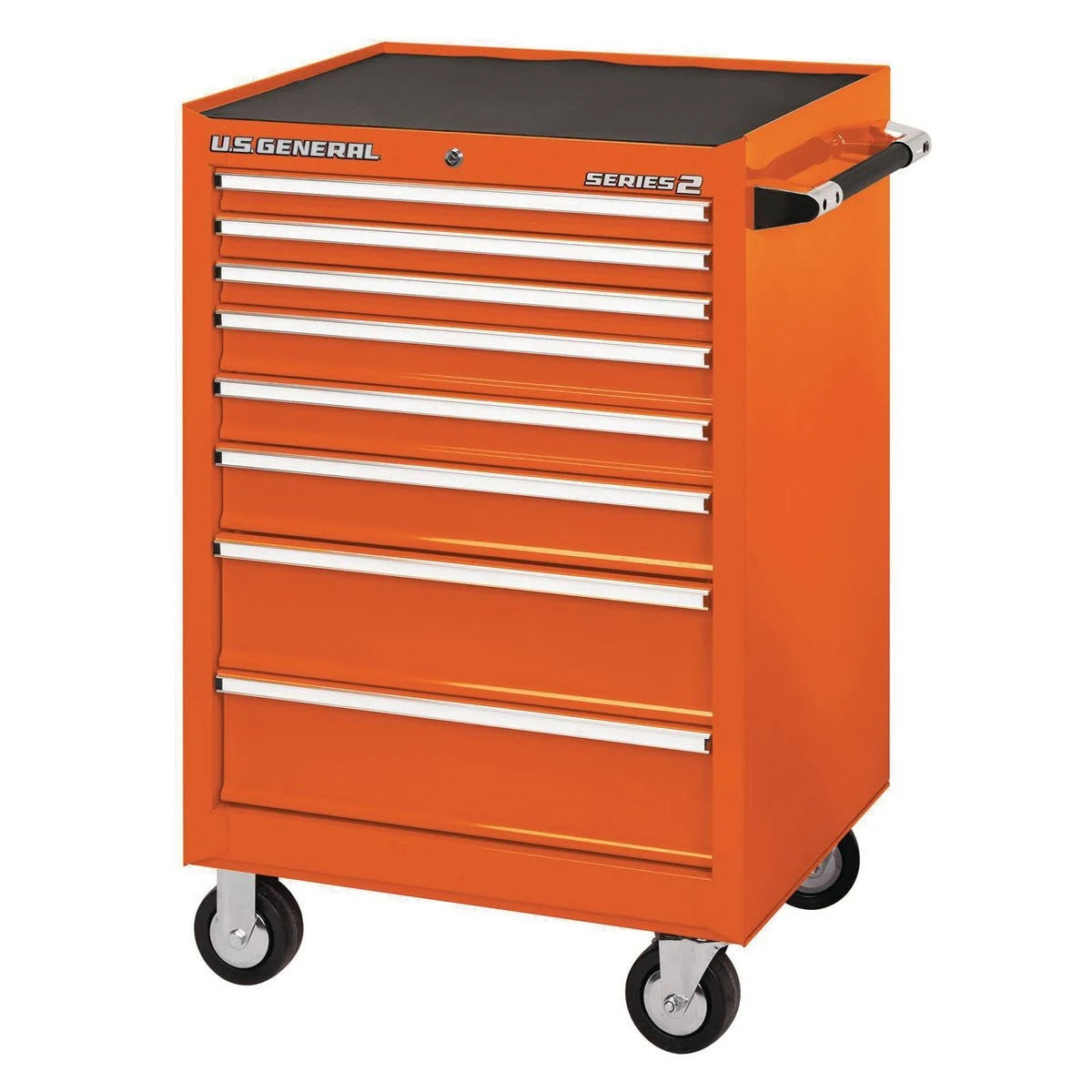 26 in. x 22 in. Orange Single Bank Roller Cabinet A5662