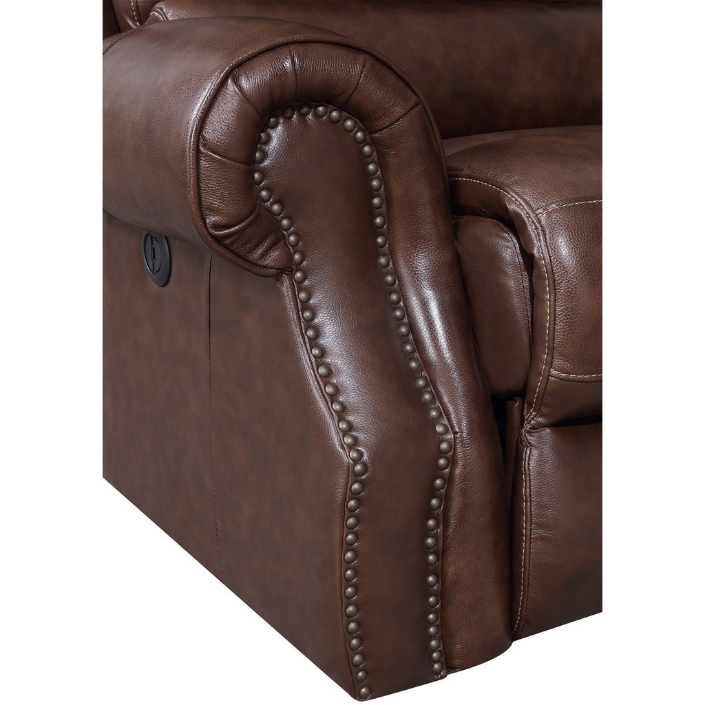 Saddle Brown Power Motion Loveseat Z89772