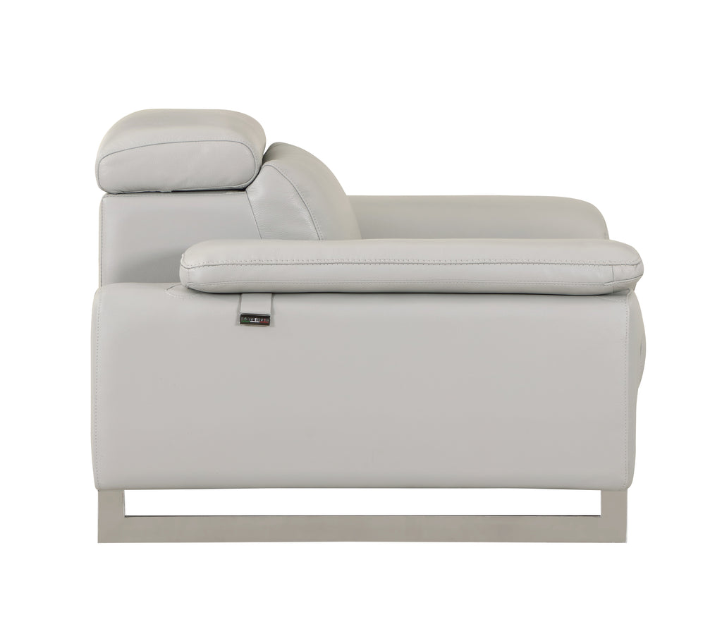 Top Grain Italian Leather Loveseat P55643