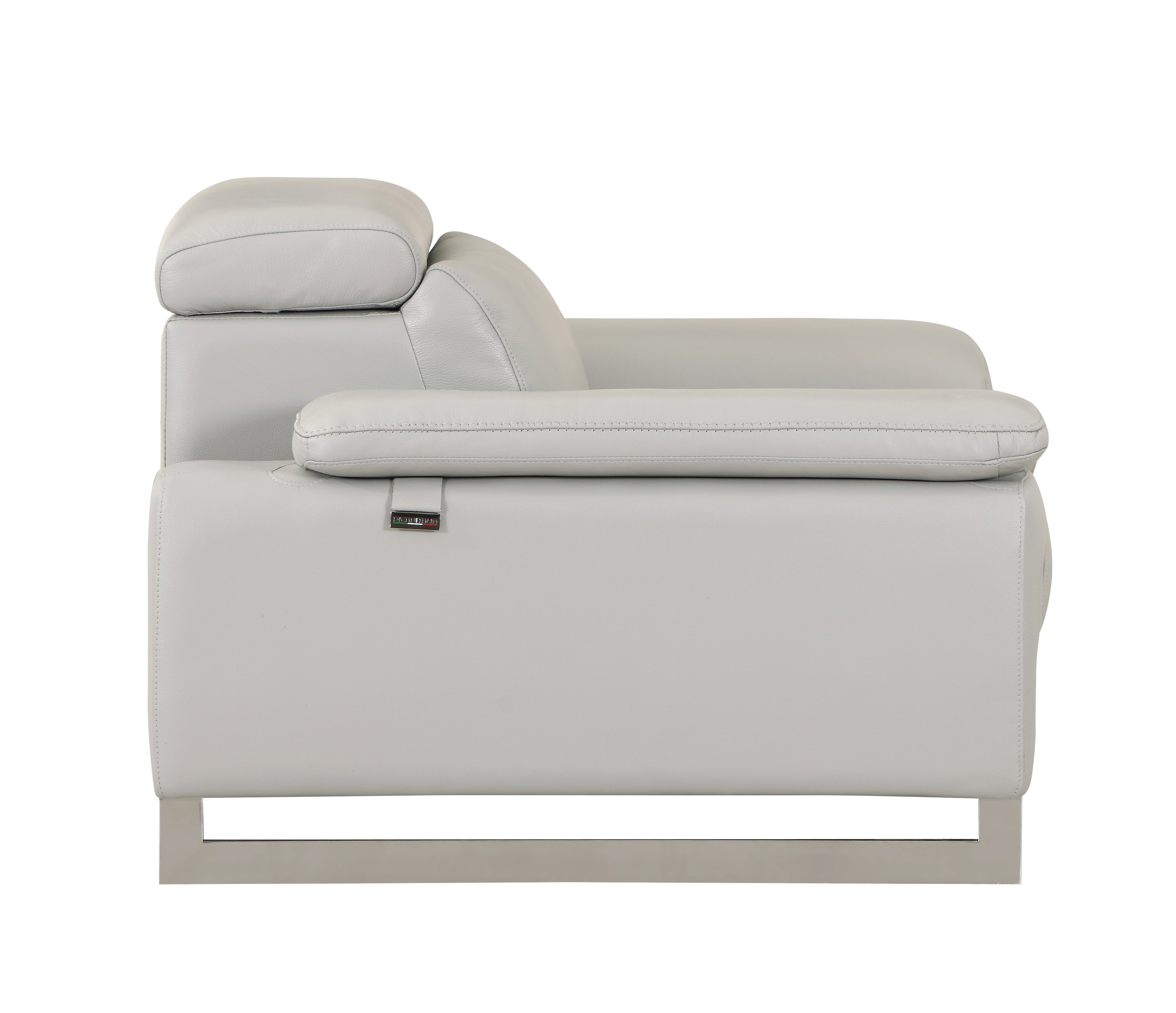 Top Grain Italian Leather Loveseat P55643