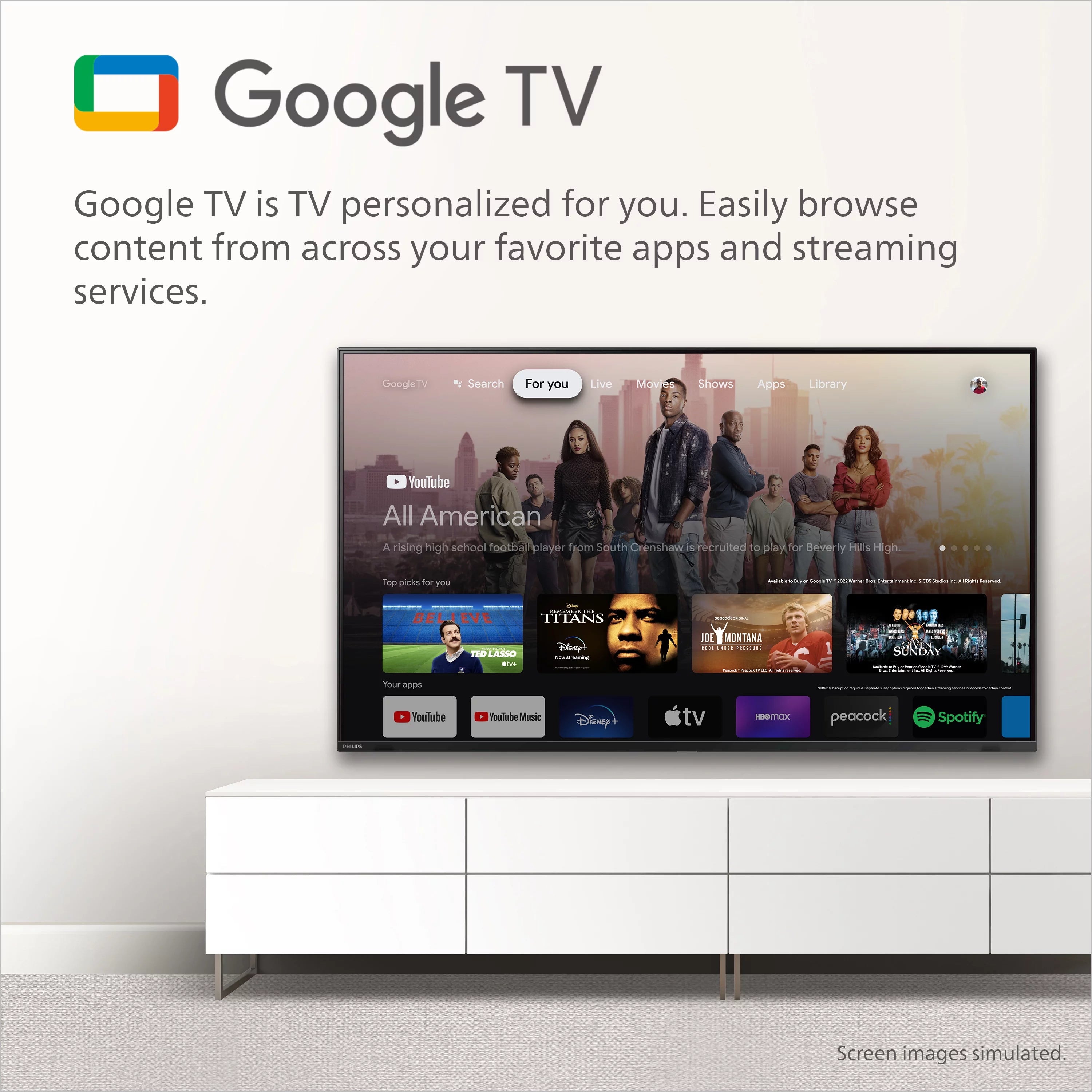 55 Class 4K Ultra HD Google Smart LED TV B34649