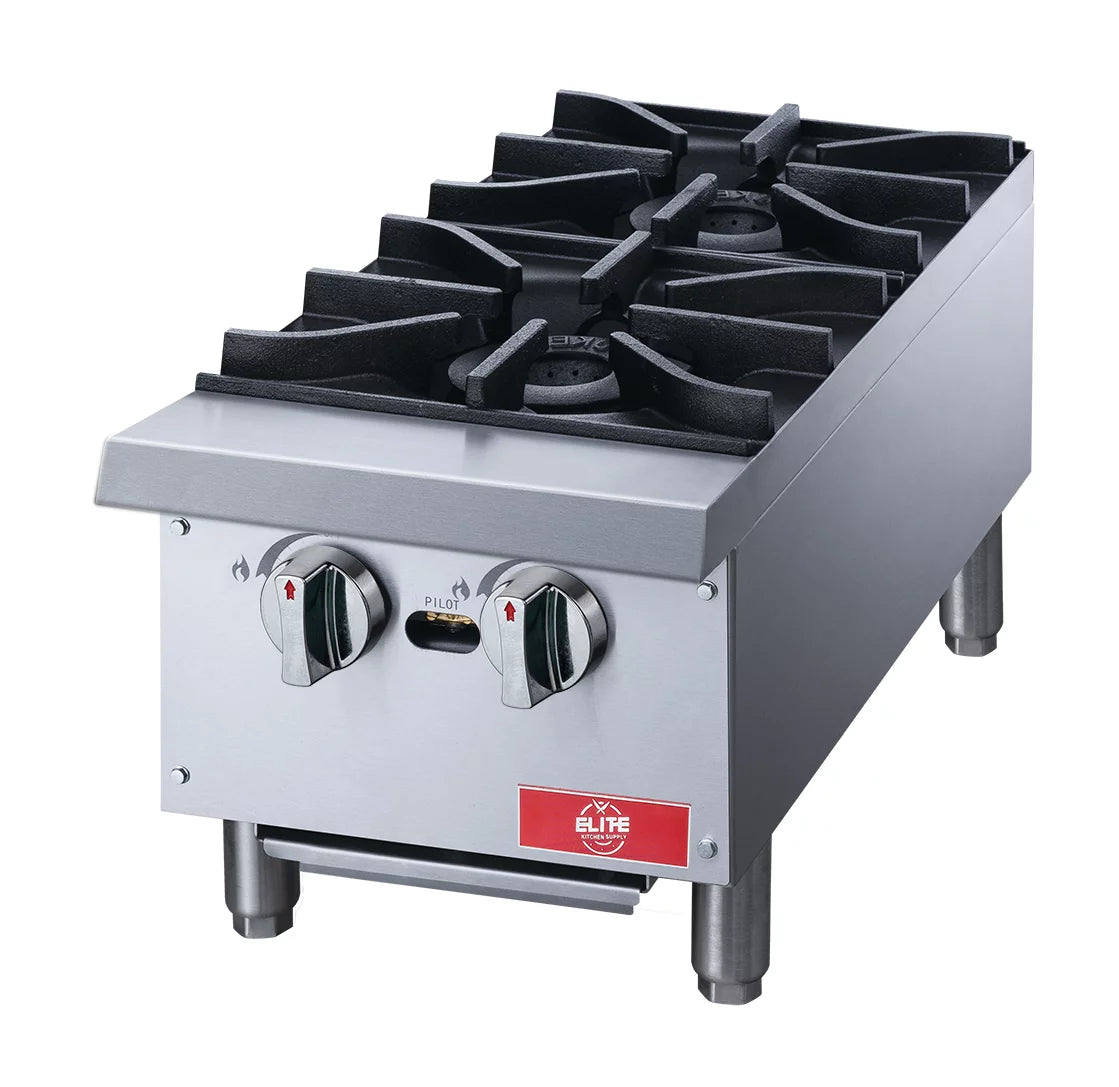 12 in. Two Burner Commercial Hot Plate 56000 BTU Y295