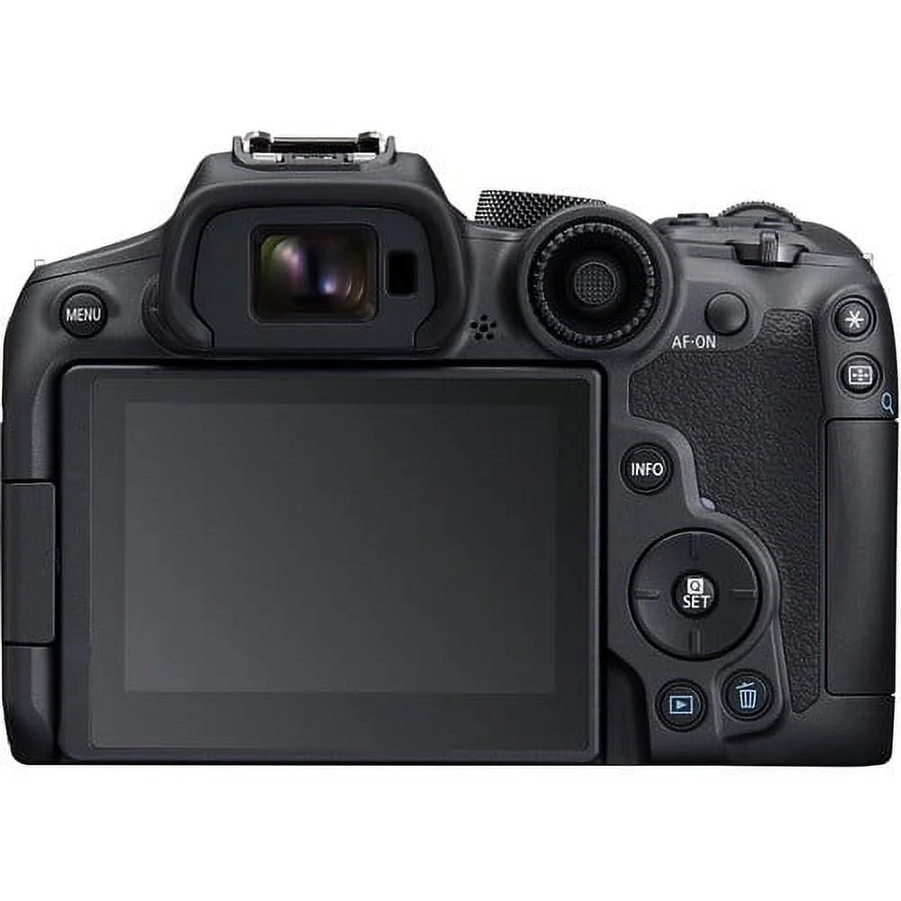 Canon EOS R7 Mirrorless Camera with 18-150mm Lens, Microphone, Tripod Grip, 64GB Accessory Bundle (37 Items) O698