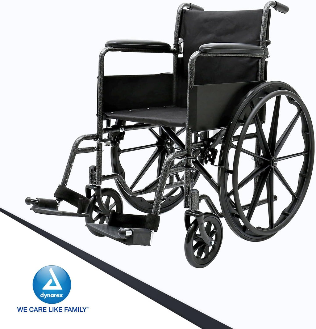 Silver Lightweight Foldable Wheelchair with Fixed Full Arms, 300 Pounds Weight Capacity Z50670