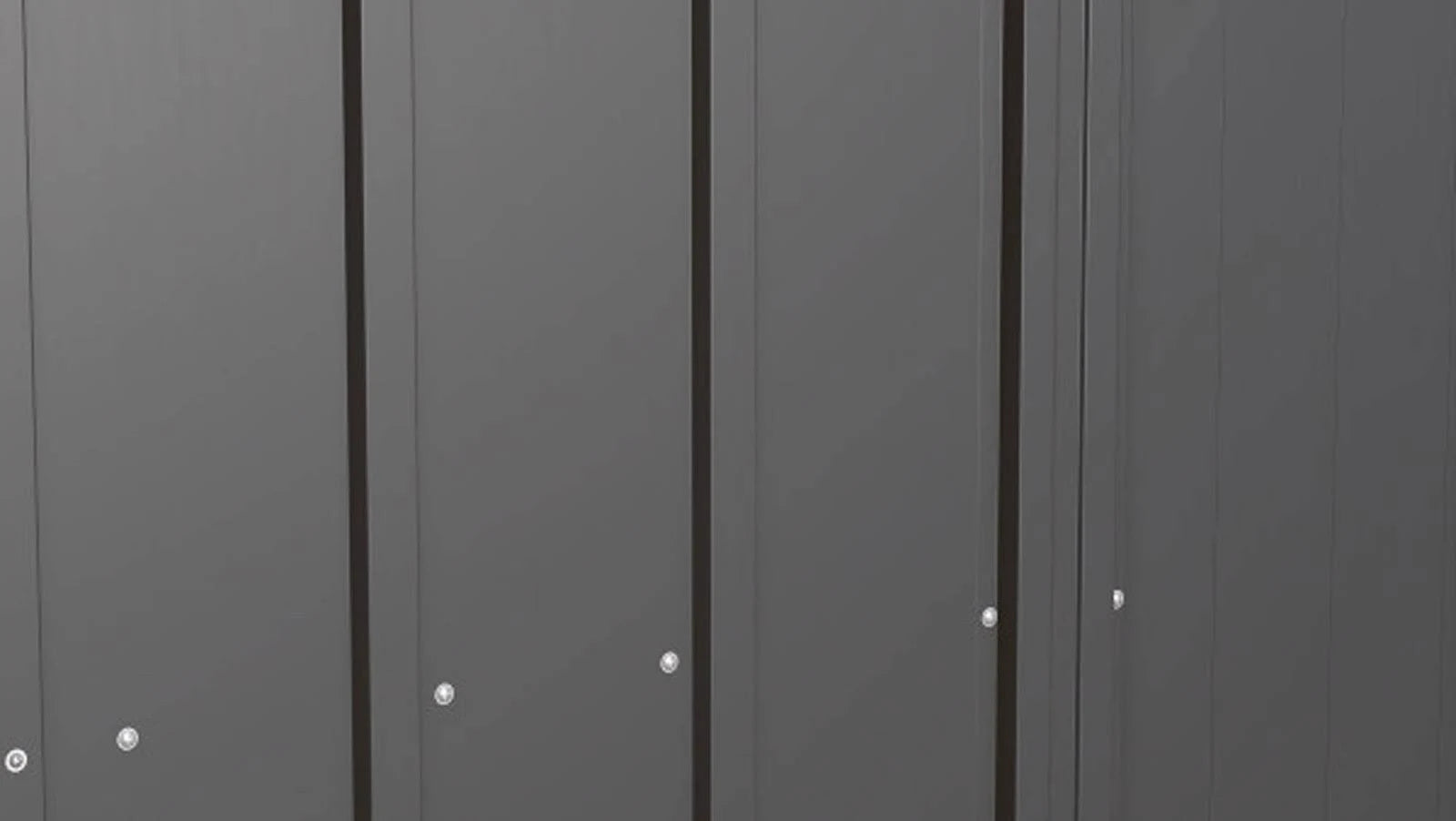 10 ft. x 8 ft. Steel Storage Shed in Charcoal M98422