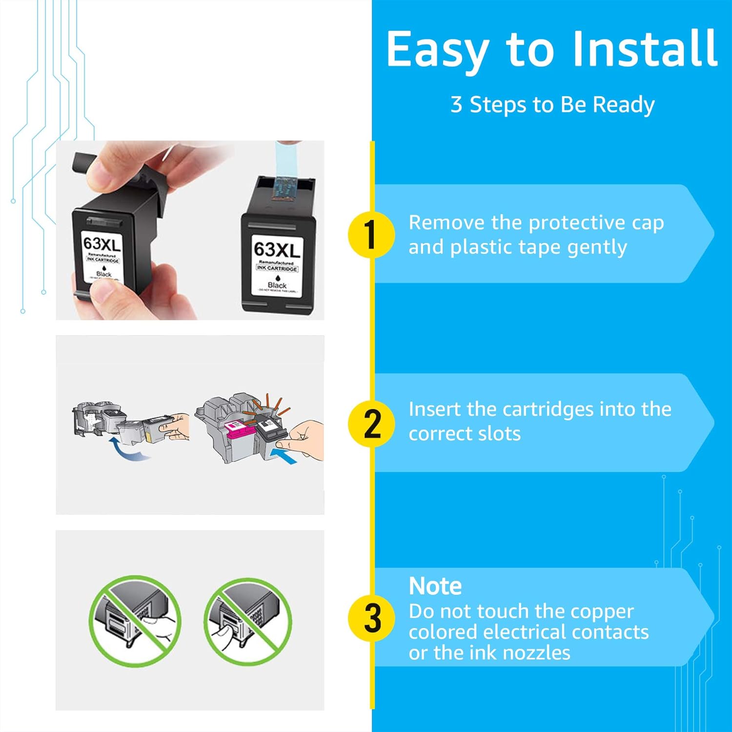 2 Black Ink Cartridge Pack of 2 O3583