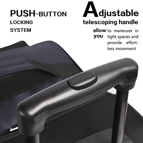 Rolling Duffel Bag with 8 Pockets R8517