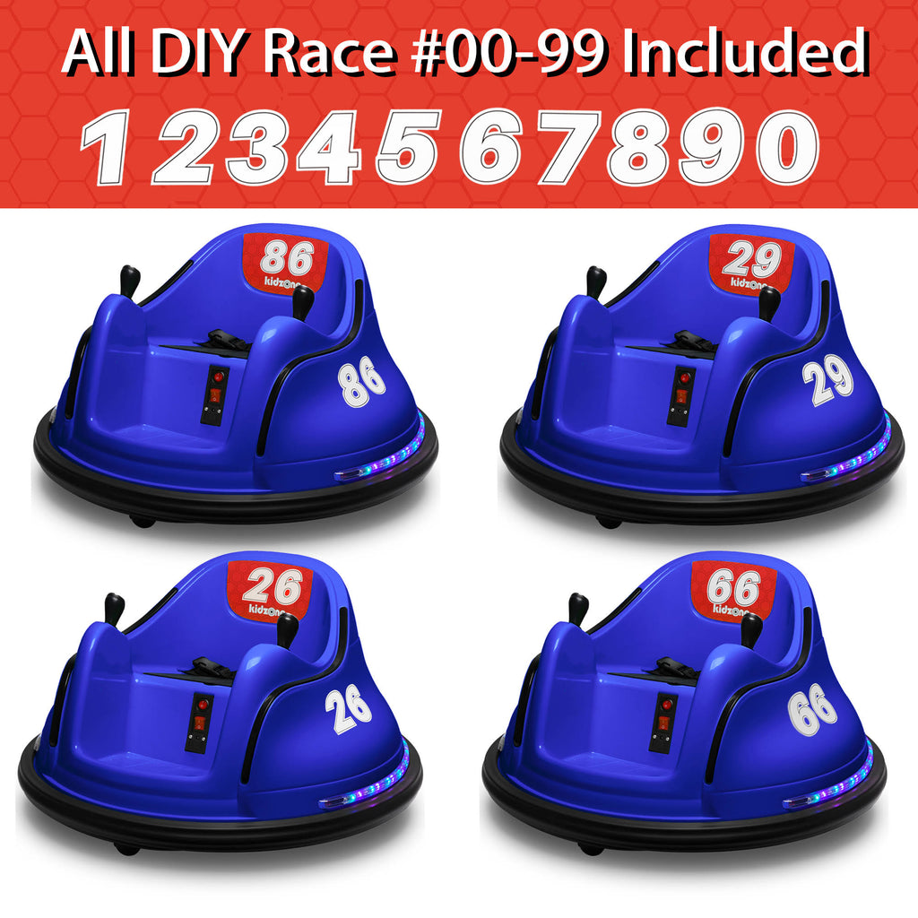 Dark Blue Kids Electric Ride on Bumper Car H28740
