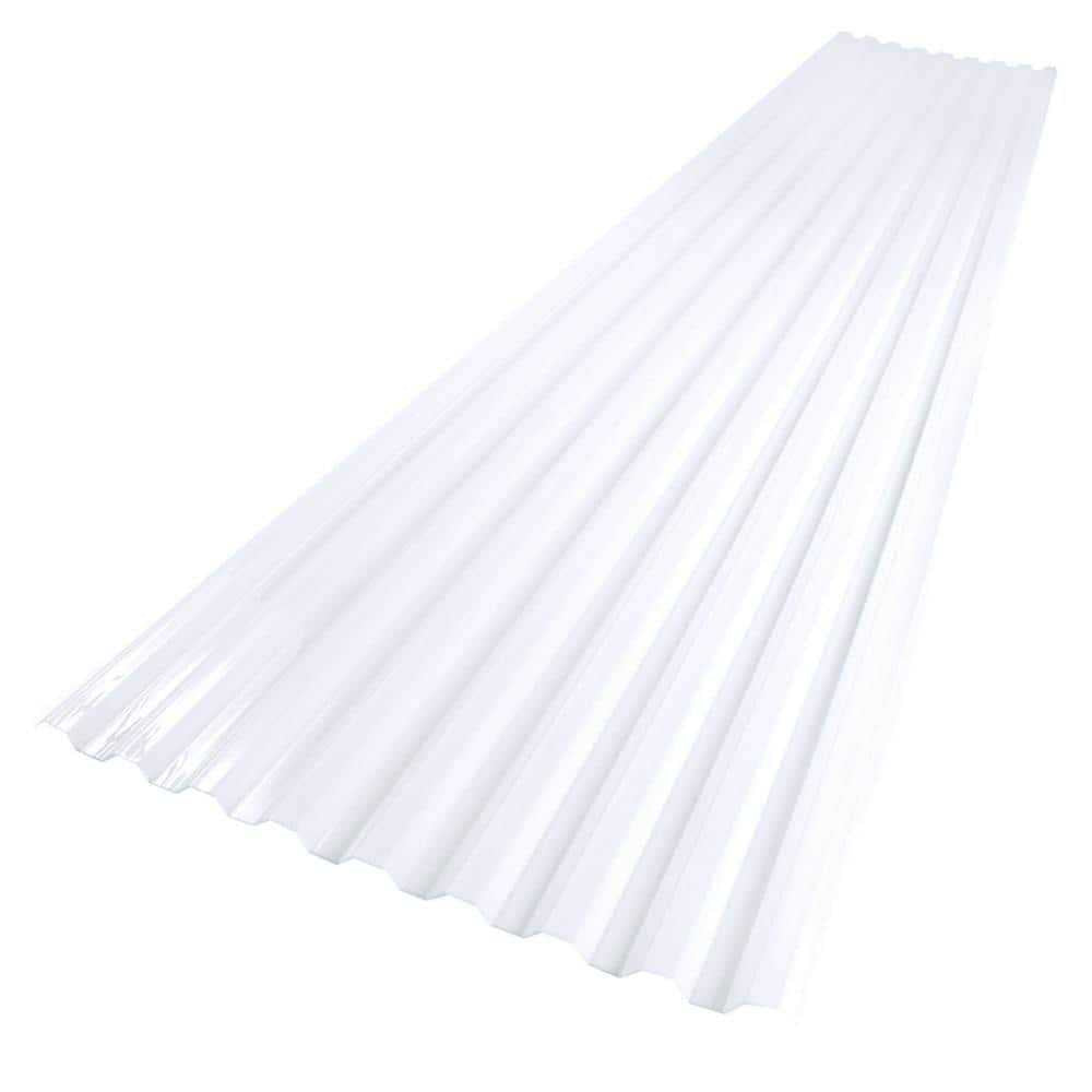 26 in. x 12 ft. Corrugated Polycarbonate Roof Panel D932