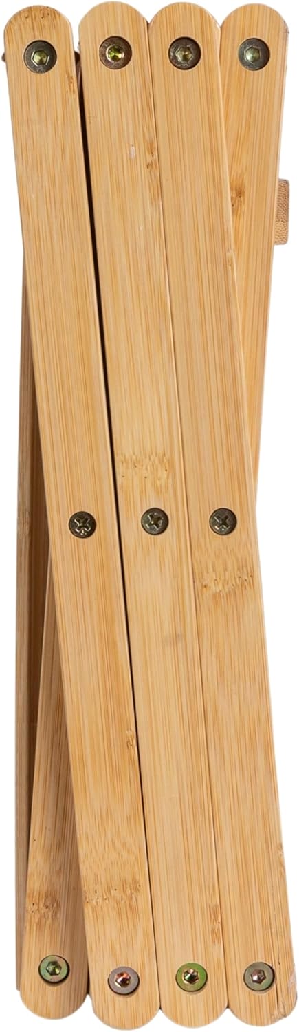 4-Tier Bamboo Folding Shoe Rack Y249596