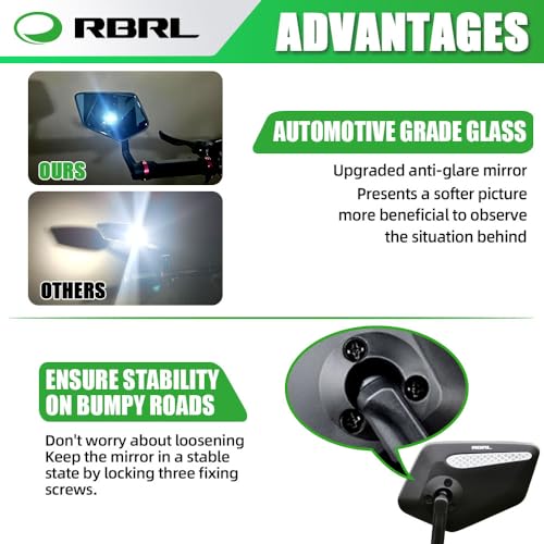 Scratch Resistant Bike Rear View Mirror E524396