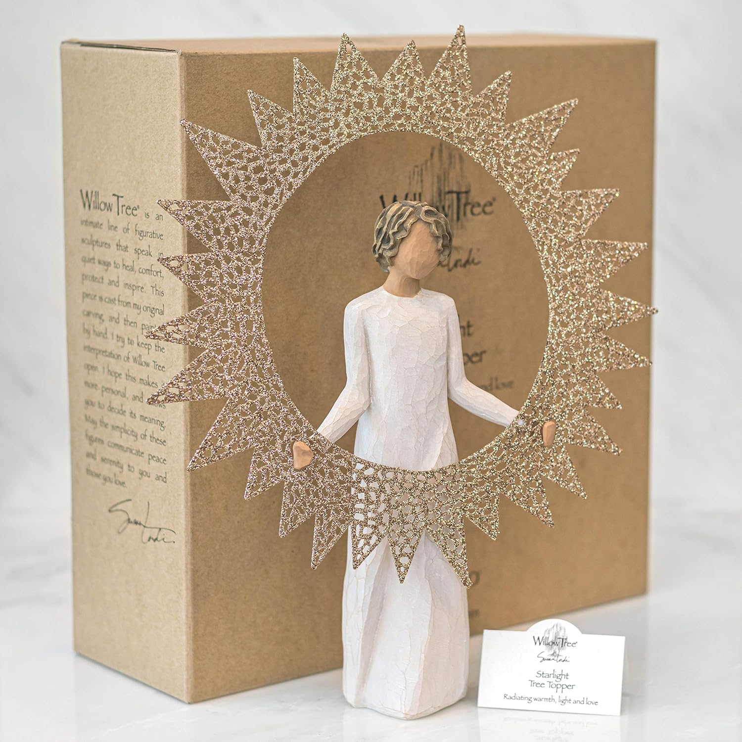 Sculpted hand-painted Tree Topper Z781
