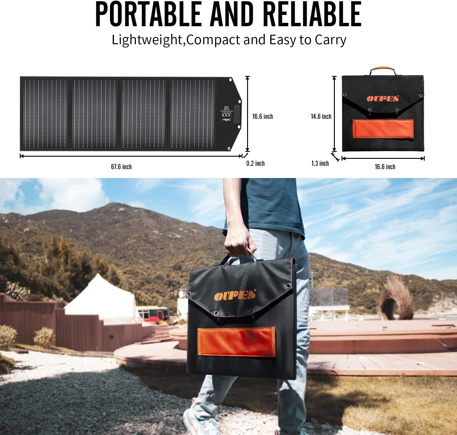 1488Wh 1800W Portable Power Station with 400W Solar Panel, LiFePO4 Battery Pack 3 AC Outlets Y917767