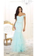 Plus Size Fit and Flare Evening Gown E28040