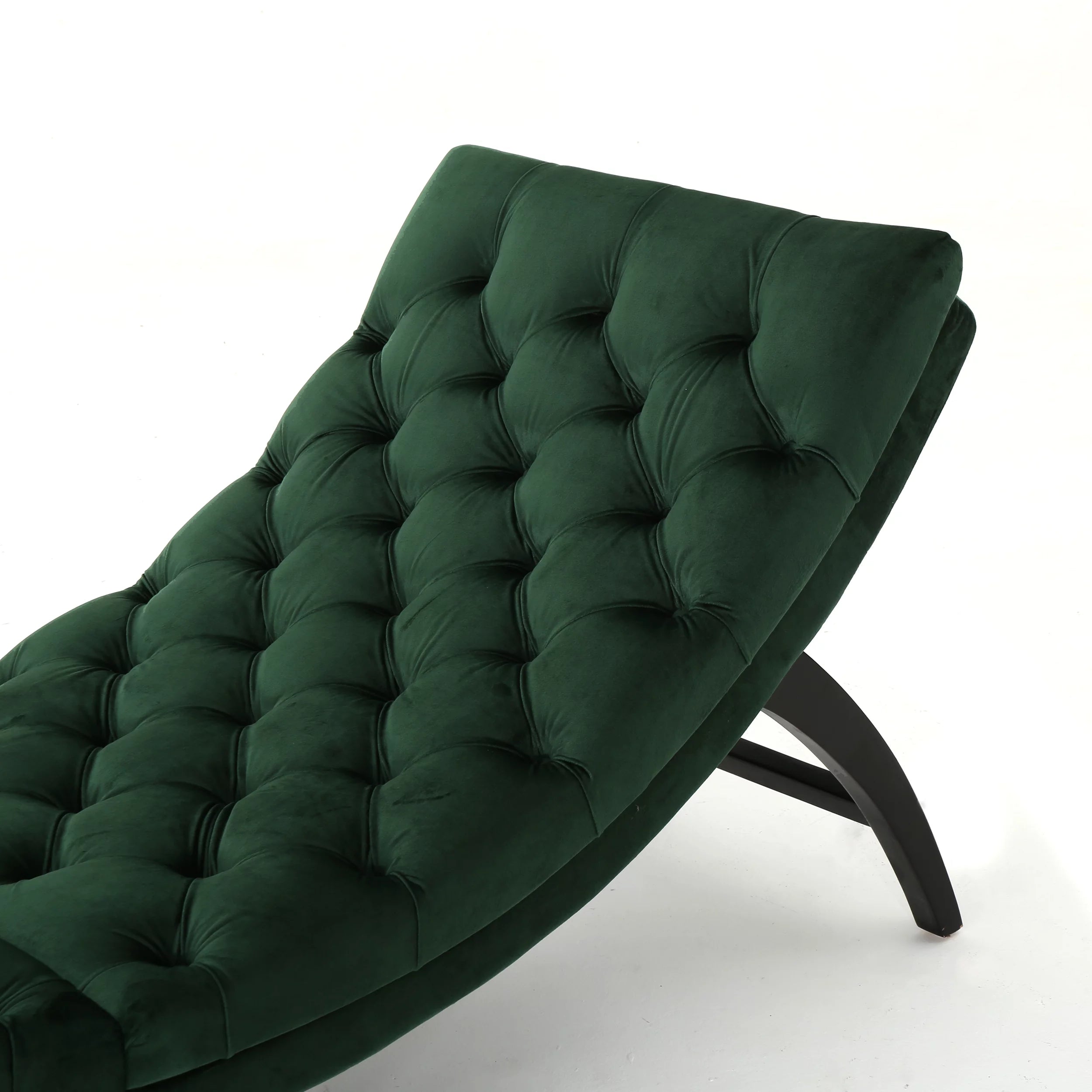 Emerald Velvet Chaise Lounge I6060