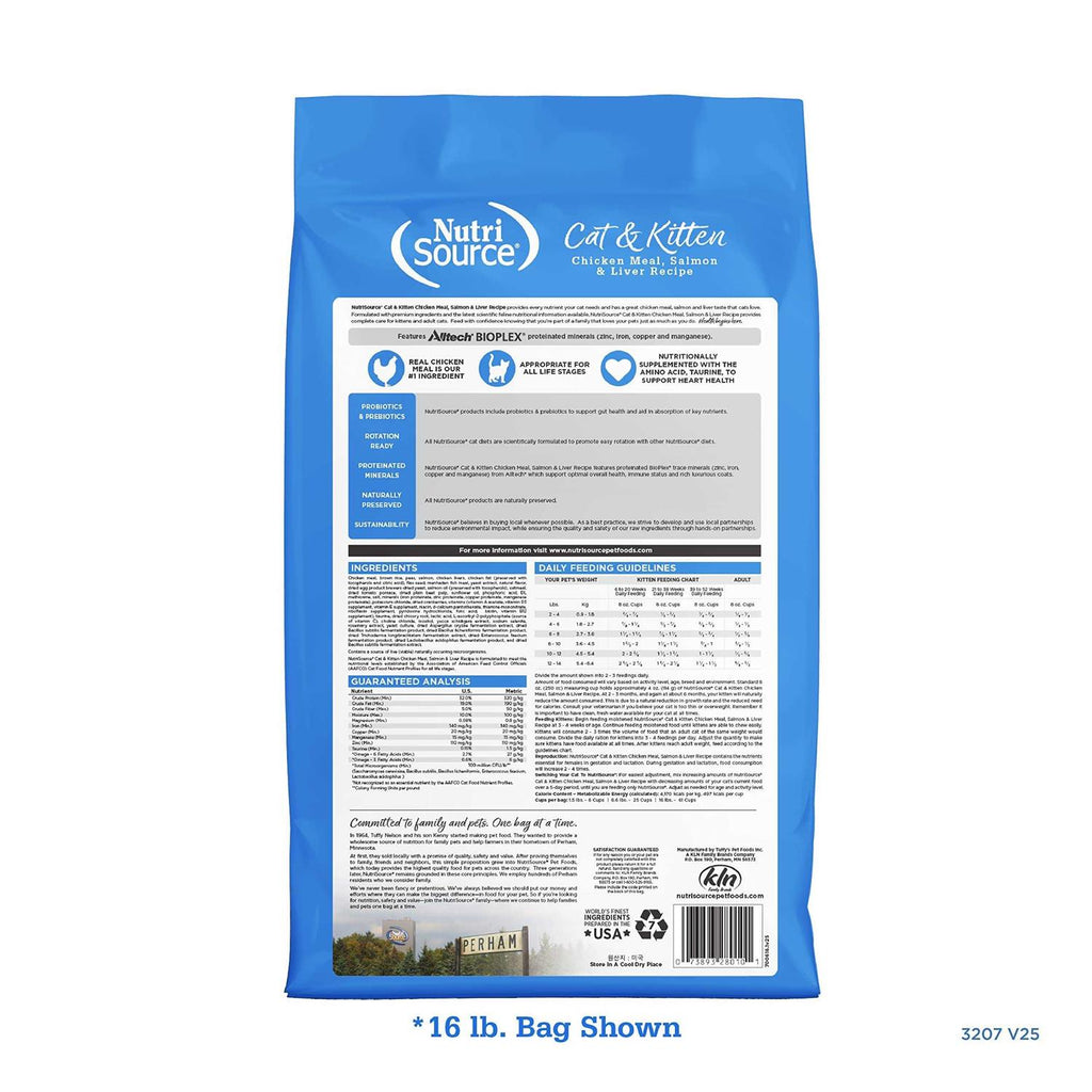 Chicken Salmon Liver Dry Cat & Kitten Food R3639