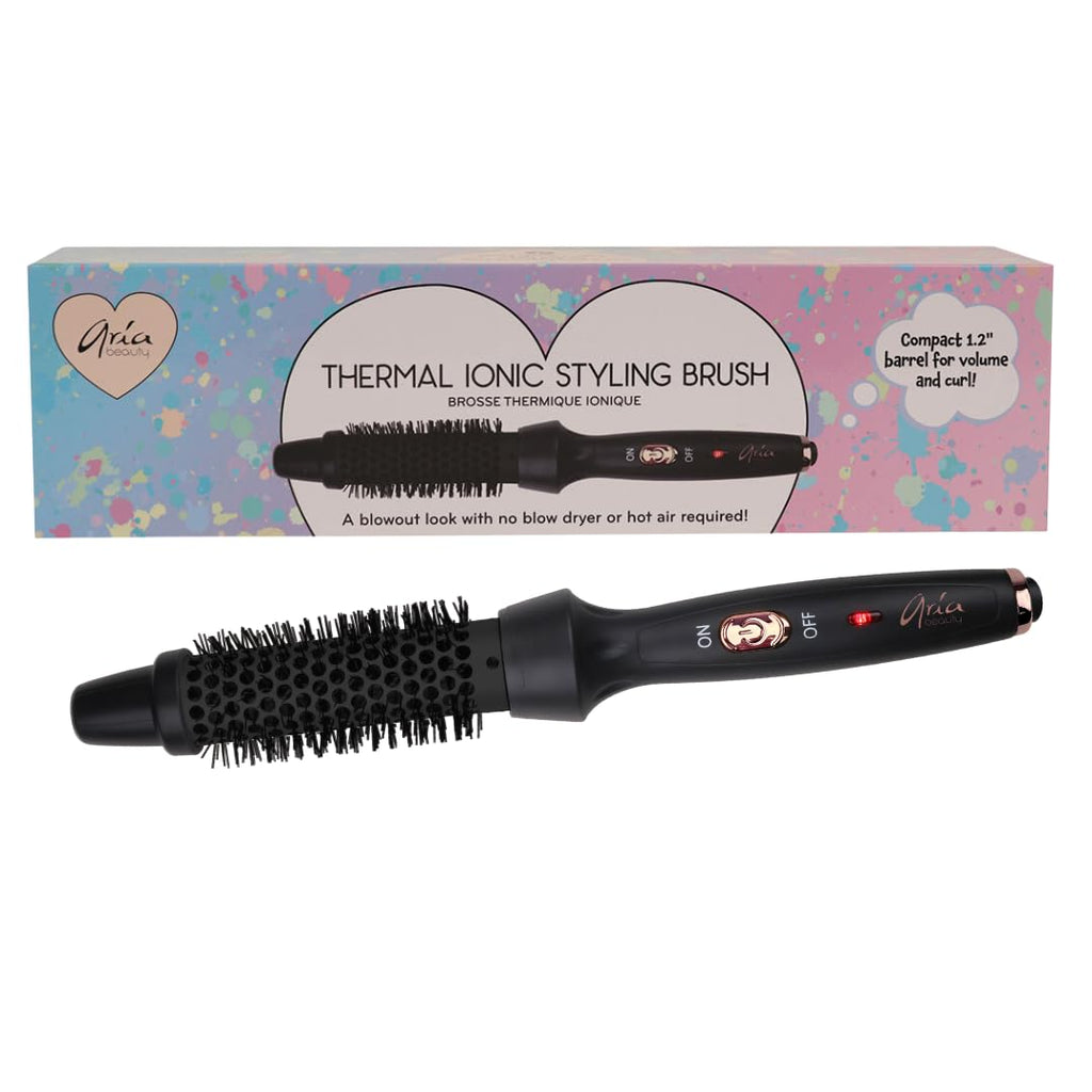 Black Ceramic Round Styling Brush L133