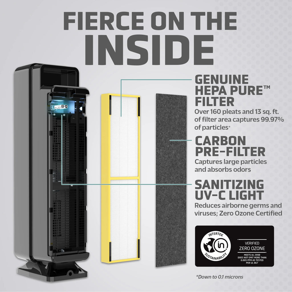 Tower Air Purifier with HEPA Filter, UV-C M343301
