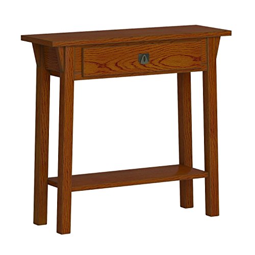 Medium Oak Solid Wood Console Table K873801