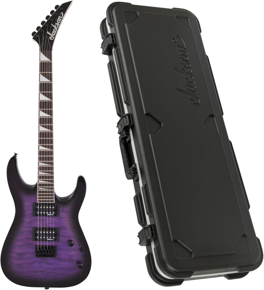 Transparent Purple Burst Arch Top Guitar with Case M872003