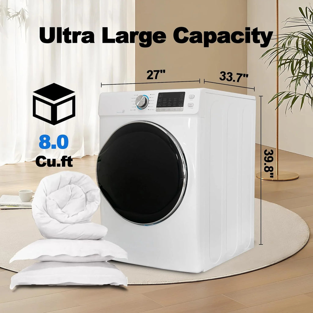 8 Cu ft Electric Front Load Dryer E75636