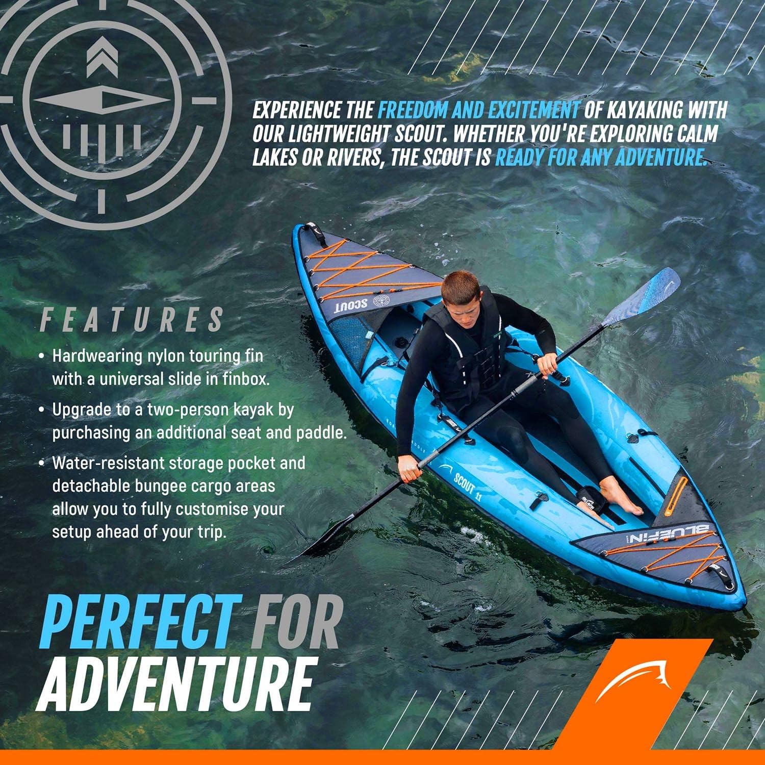 Inflatable 1 Person Kayak U31788
