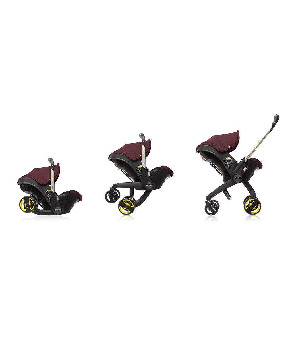 Burgundy Infant Car Seat Stroller with Base Q9559