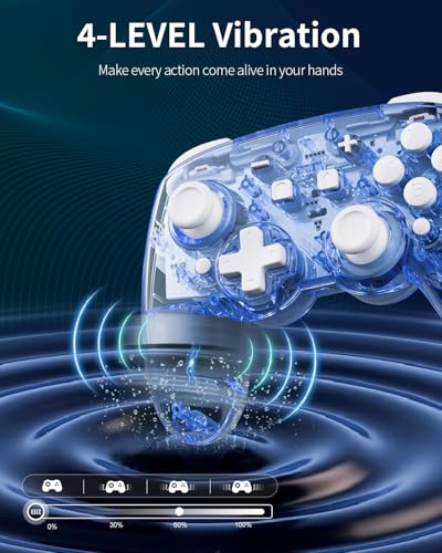 Wireless PC Gaming Controller with Hall Effect Joysticks & 2.4G Dongle O678