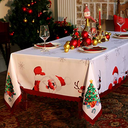 Watercolor Poppy Print Tablecloth 60x102 Inch, Waterproof U3089