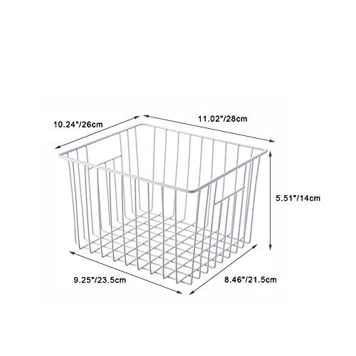 Metal Wire Baskets with Handles J7393