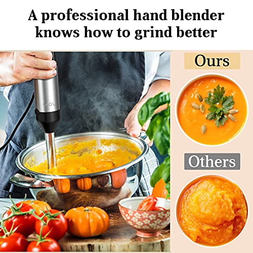 Black 500 Watt Stainless Steel Immersion Blender R89340