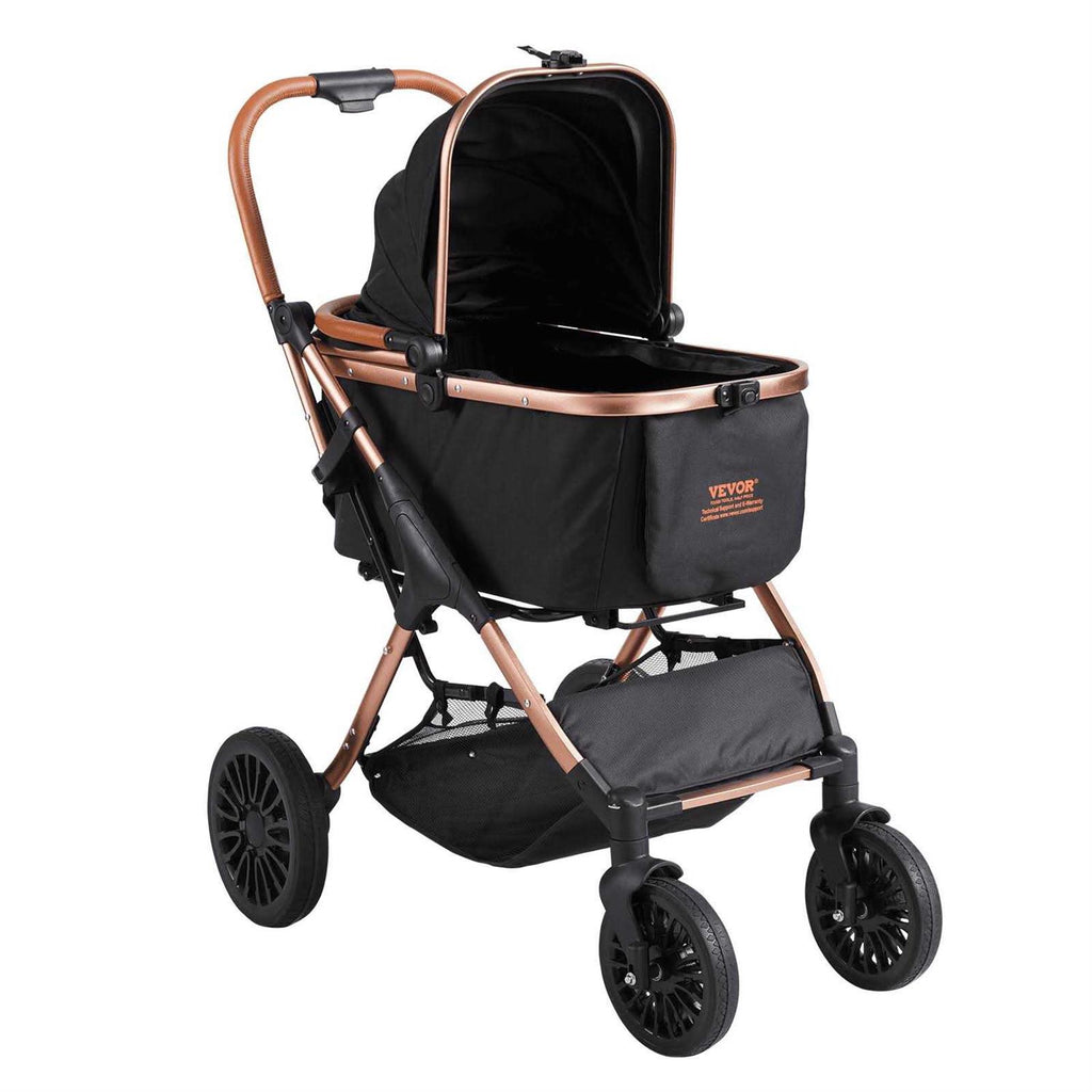 4 Wheels Pet Stroller with Brakes C915157