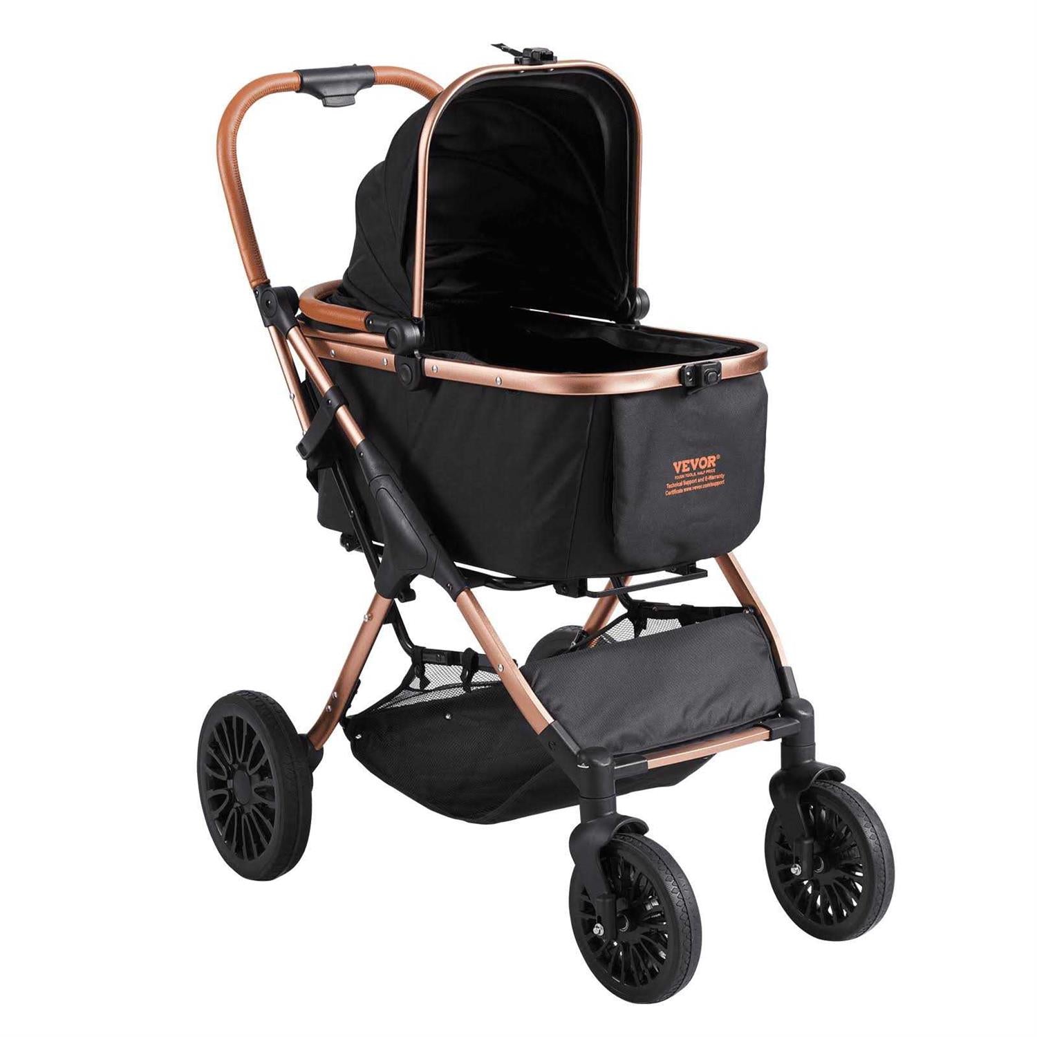 4 Wheels Pet Stroller with Brakes C915157