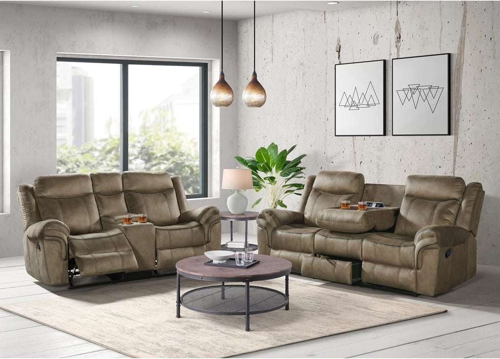Brown Sofa & Loveseat Z966840