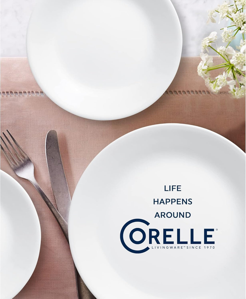 16-Piece White Dinnerware Set, Service for 4 N9419