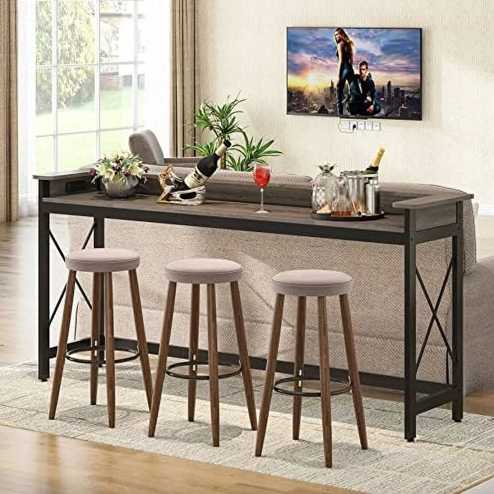 70.9 inch Extra Long Console Table with Outlets and USB Ports R8546